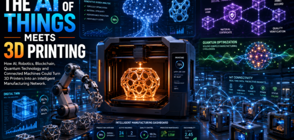 The AI of Things Meets 3D Printing